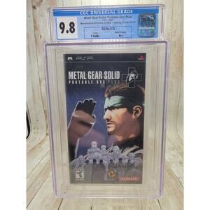 Metal Gear Solid Portable Ops Plus PSP - CGC 9.8 A++